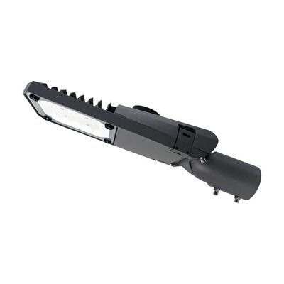 Ip66 IK10 Φωτιστικά οδικών οδών με φωτισμό LED με μαύρη σκόνη ζωγραφικής και γυαλί μεταξόνου