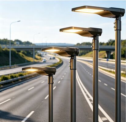 130lm/W Φώτα δρόμου LED εξωτερικού χώρου 6500K 30W 50W 80W 100W 120W 150W 200W 250W IP66 IK09 5 χρόνια εγγύηση zaga